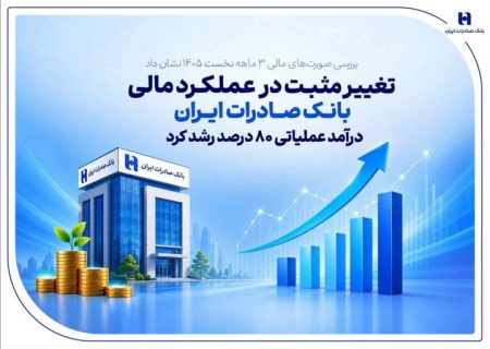 تغییر مثبت در عملکرد مالی بانک صادرات ایران