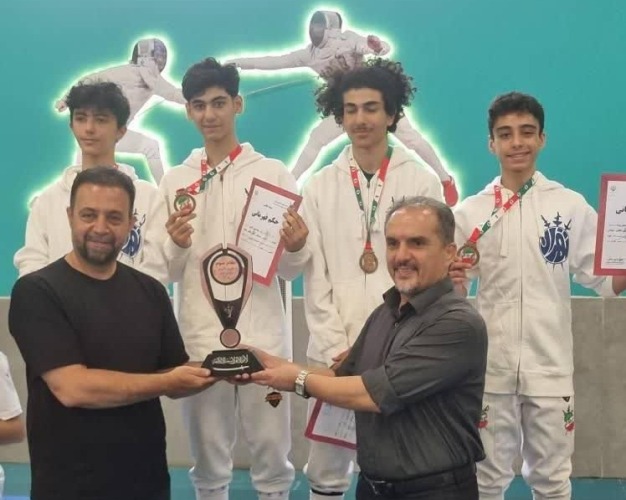 کسب مدال برنز تیمی با ترکیبی تمام‌هیروزی