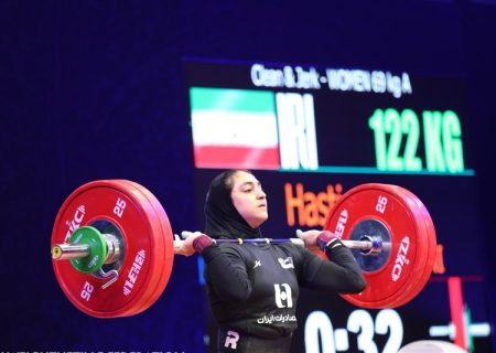 اولین طلای دختران وزنه‌برداری در آسیا
