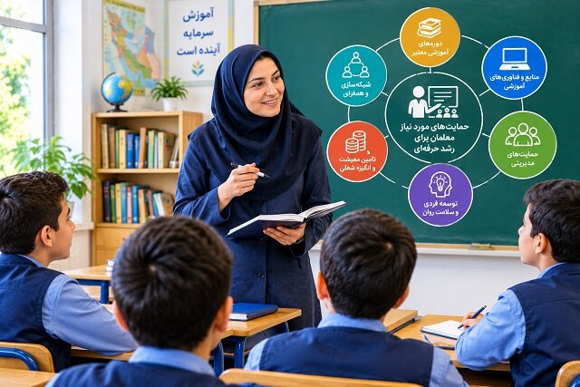 معلمان برای رشد حرفهای به چه حمایتهایی نیاز دارند؟