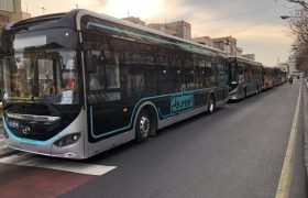 بهکارگیری ۹۰ دستگاه اتوبوس برقی تهران همزمان با آغاز مهر