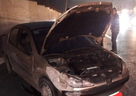 تصادف در شمال شرق پایتخت، ۴ مصدوم برجای گذاشت